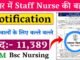 BTSC Staff Nurse Recruitment 2025 Notification PDF Download