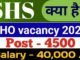 Bihar SHS CHO Recruitment 2025 Notification released.